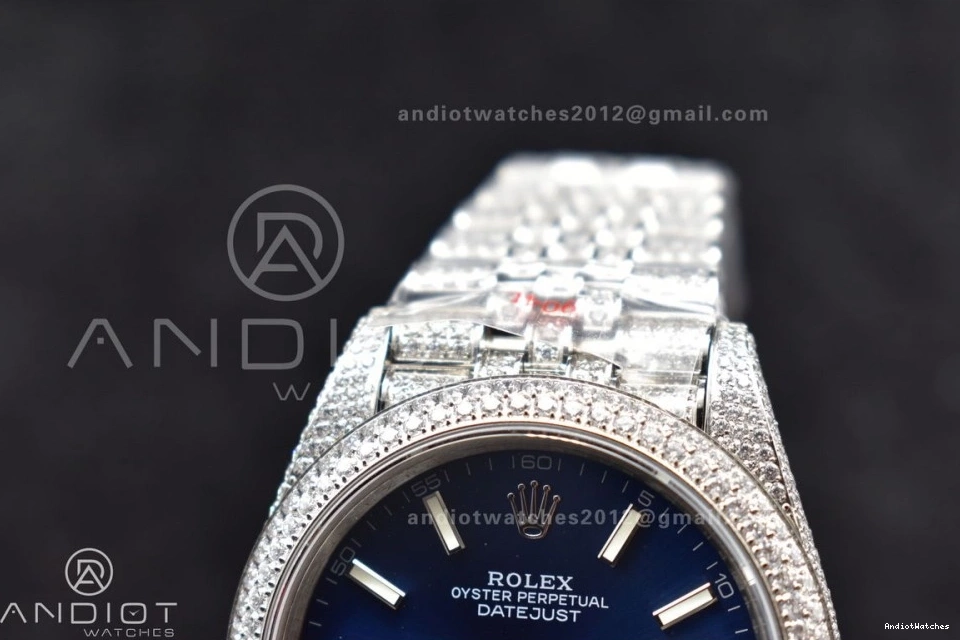 JDF Version Markers 897 41mm Best DateJust Diamond Stick Blue SportInspired 0912